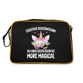Executive Assistanticorn like a normal Assistant - Retro Bag - black/gold - Back
