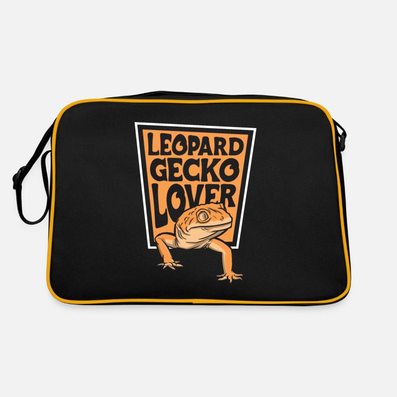Leopard Gecko Lover Crested Lizard Gekkota Retro Bag