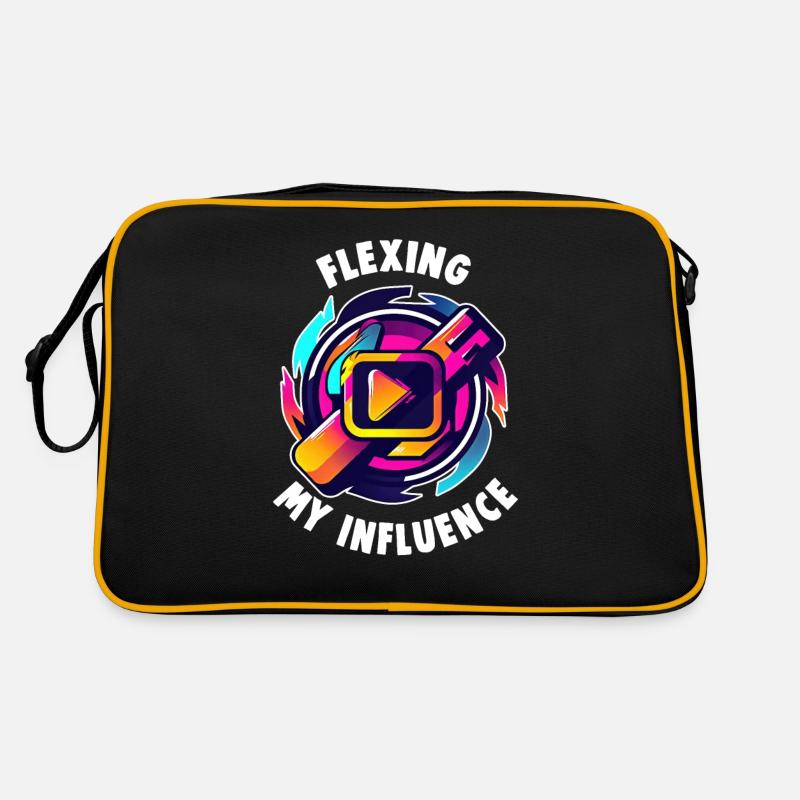 Digital Creator Flexing my Influence Social Media Retro Tasche