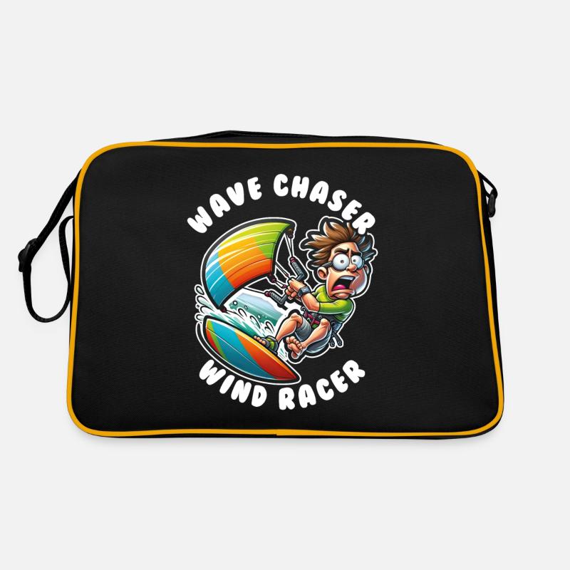 Kitesurfen Wave chaser wind racer Retro Tasche