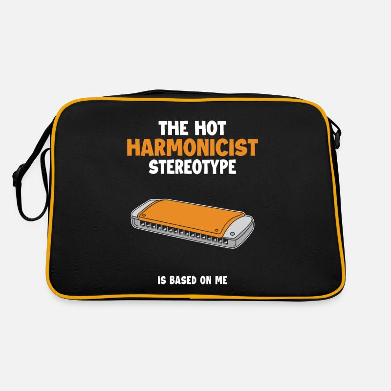 Le stéréotype de l’harmoniciste est basé sur moi Harmoniciste Sac Retro