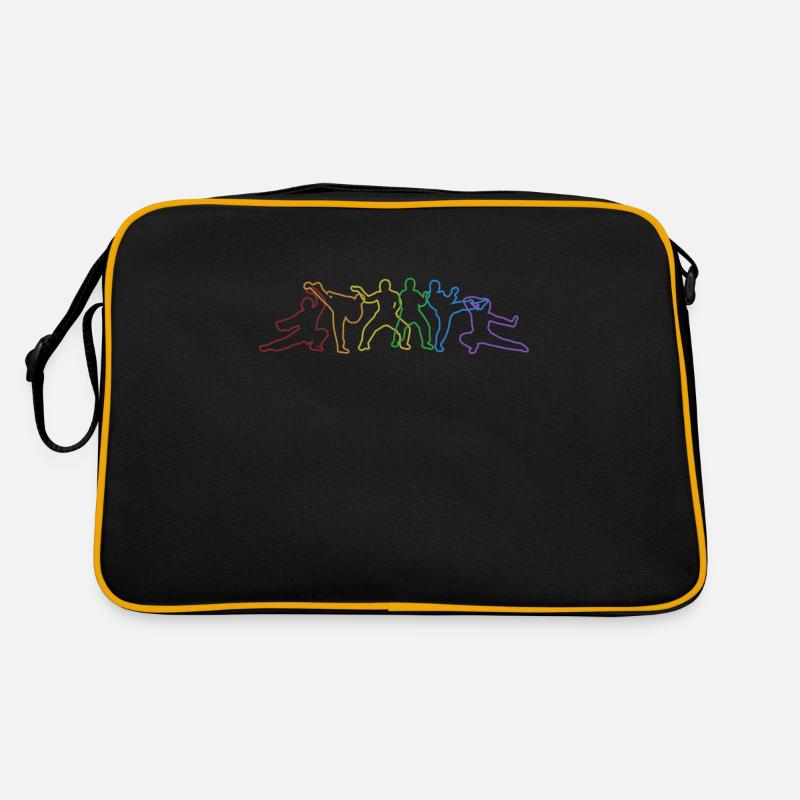 Capoeira LGBT Rainbow Capoeirista Ginga Dance Retro Bag