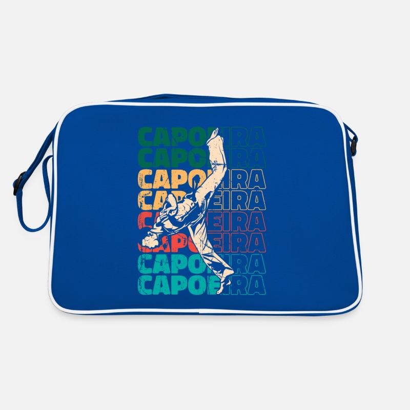 Texte Capoeira Rétro Ginga Capoeirista Danse Sac Retro