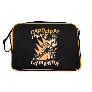 Capoeira J’ai entendu Caipirinha Ginga Capoeirista - Sac Retro - noir/or - Dos