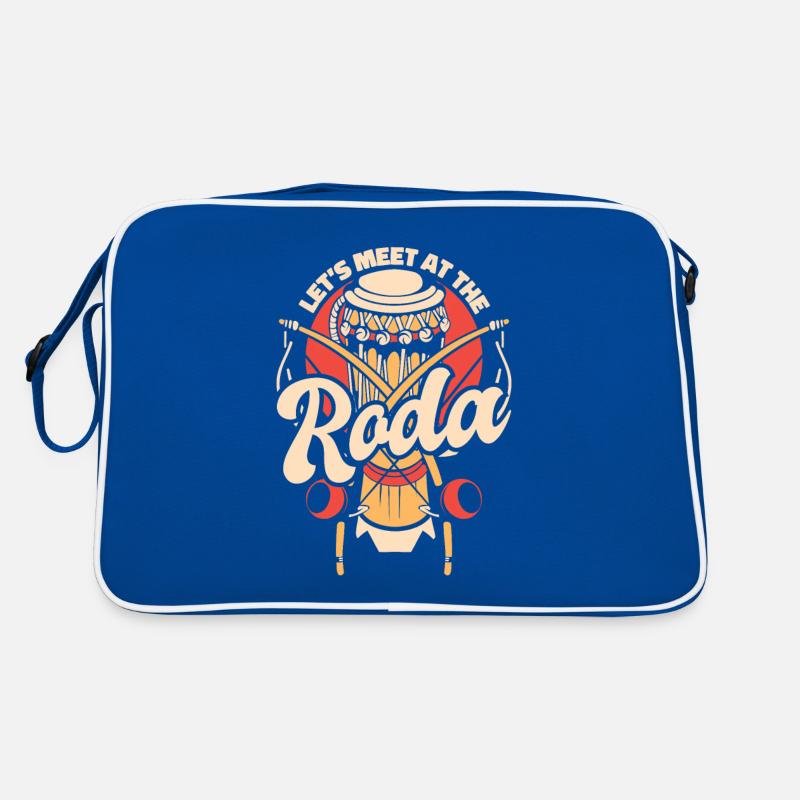 Rencontrons-nous à la danse Roda Capoeirista Ginga Sac Retro