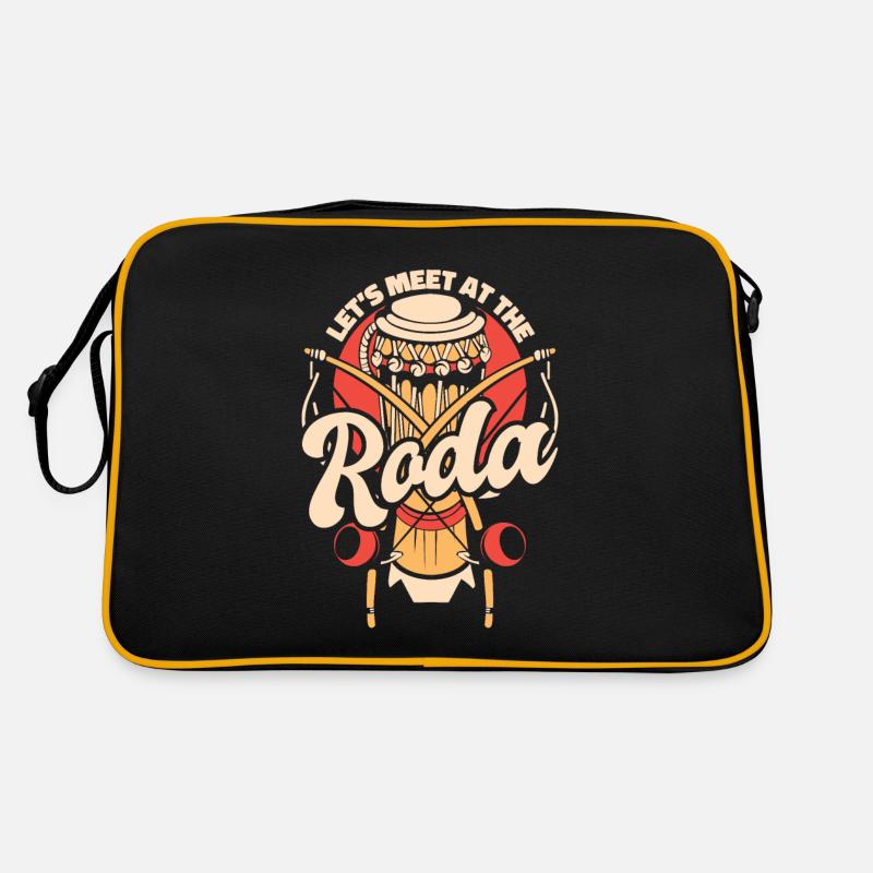 Rencontrons-nous à la danse Roda Capoeirista Ginga Sac Retro