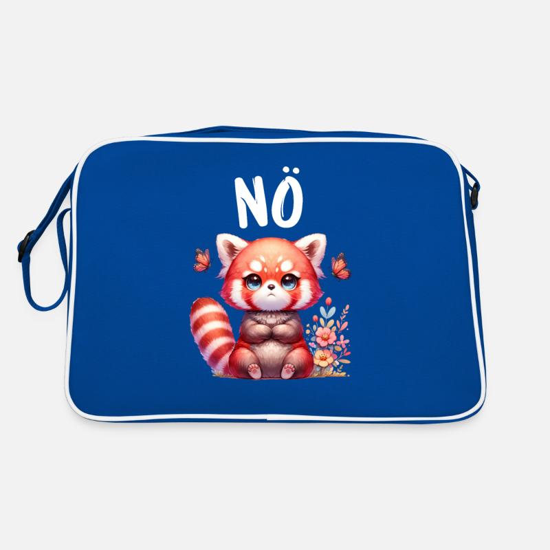 Red Panda Funny Saying Nope Fire Fox Retro Bag