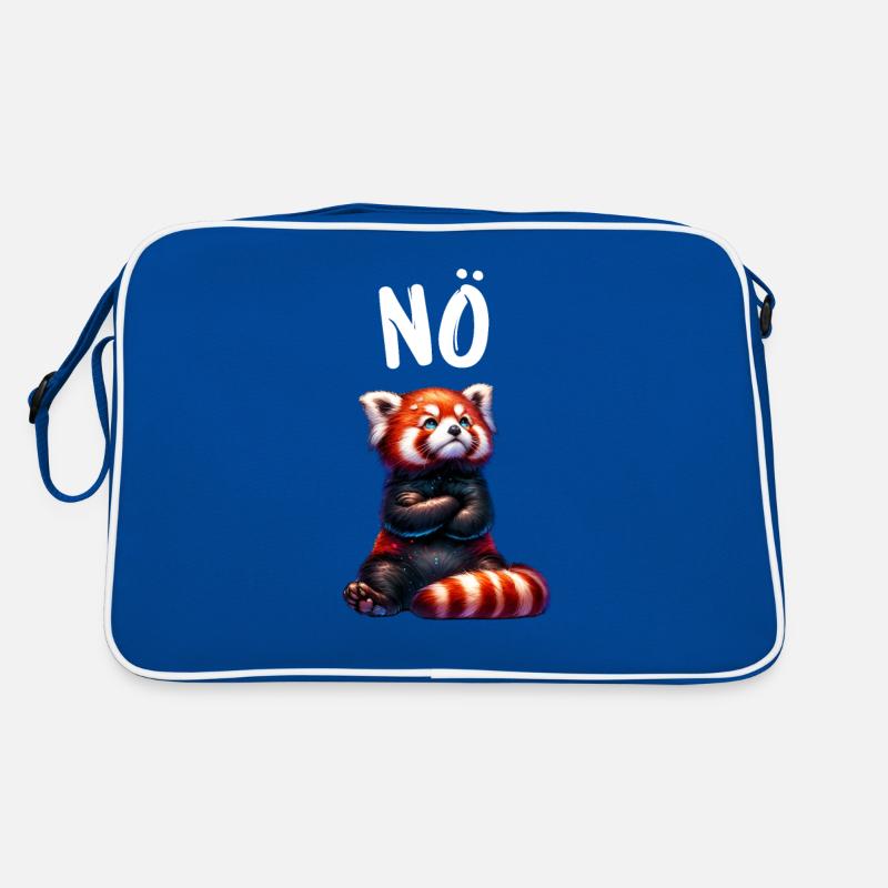 Red Panda Funny Saying Nope Fire Fox Retro Bag
