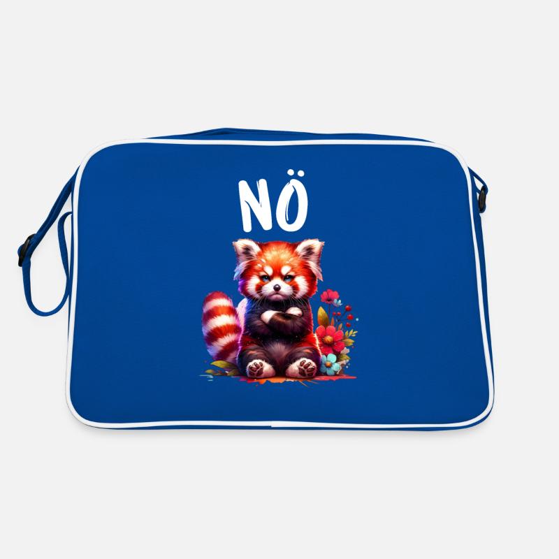 Red Panda Funny Saying Nope Fire Fox Retro Bag