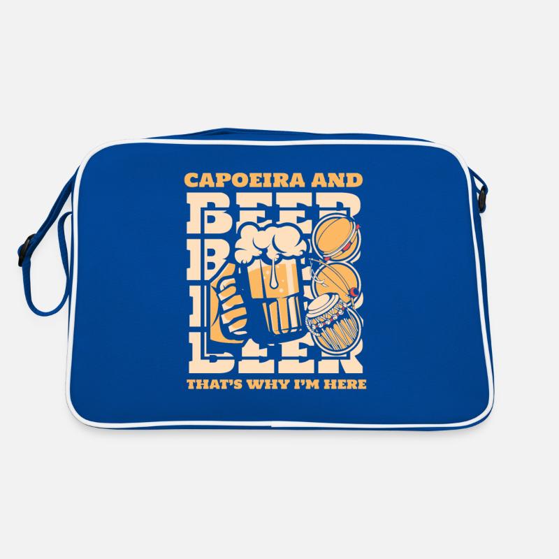 Capoeira And Beer That's Why I'm Here Ginga Dance Retro Bag