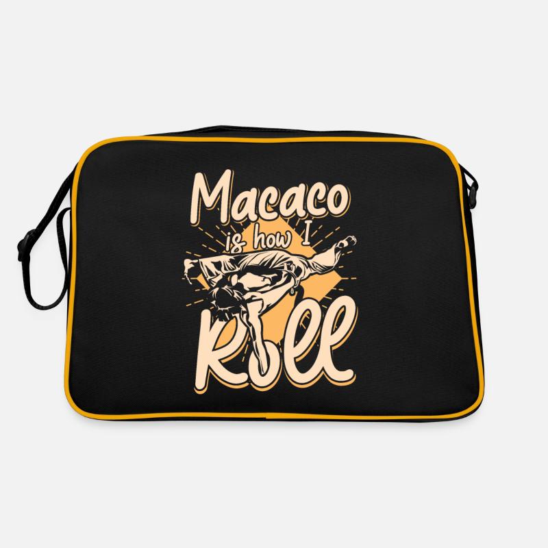 Macaco est la façon dont je roule Capoeirista Ginga Dance Sac Retro