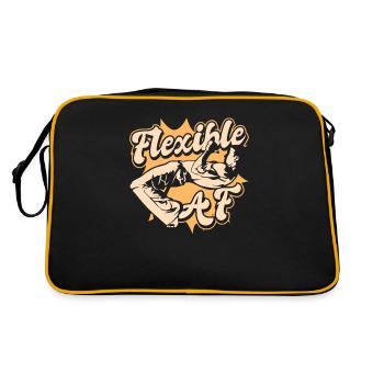 Flexible AF Ginga Capoeirista Dance Professional - Retro Bag - black/gold - Back