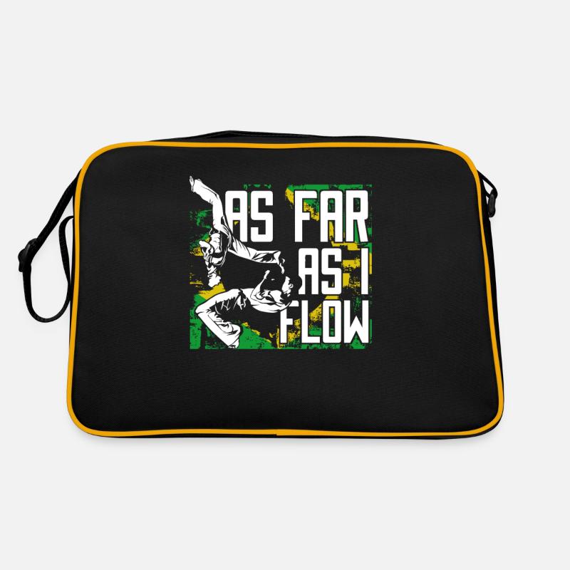 As Far As I Flow Capoeirista Ginga Dance Capoeira Retro Tasche