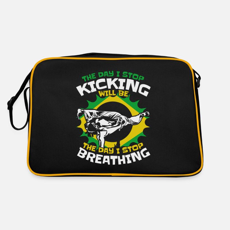 The Day I Stop Kicking Ginga Capoeirista Dance Retro Bag