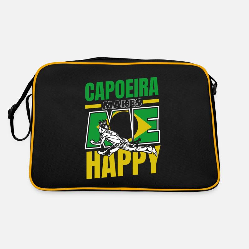 La capoeira me rend heureux Capoeirista Ginga Dance Sac Retro