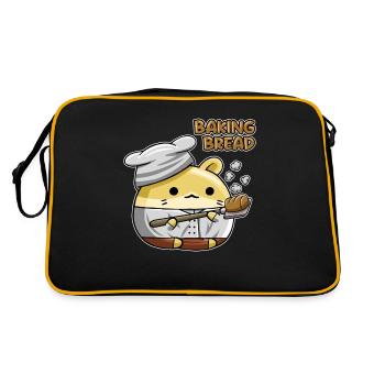 Baking Bread Bread Dough Bread Maker Bread Queen - Retro Bag - black/gold - Back
