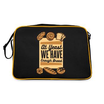 At Yeast We Have Enough Bread Bread Maker Lover - Retro Bag - black/gold - Back