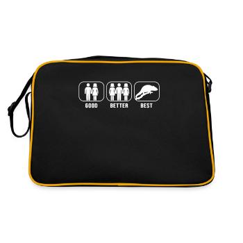 Good Better Best Chameleon Veiled Panther Lover - Retro Bag - black/gold - Back