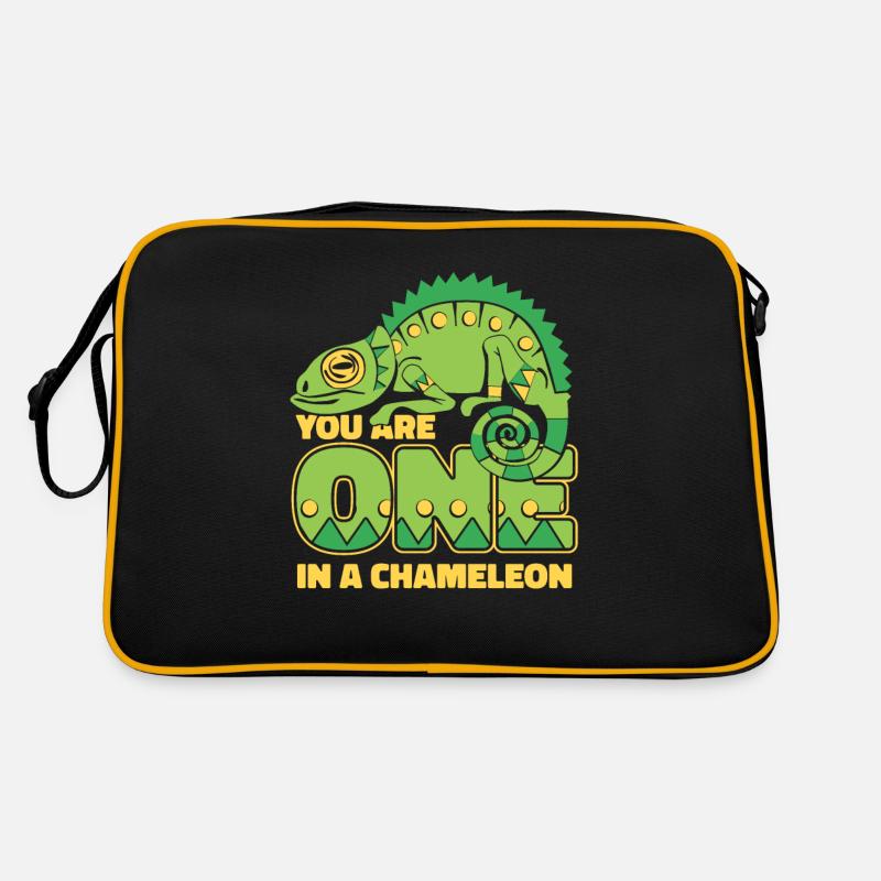 You Are One In A Chameleon Panther Veiled Lover Retro Bag