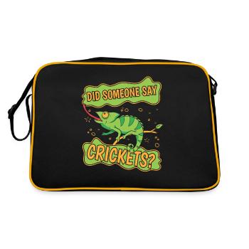 Did Someone Say Crickets Panther Veiled Lover - Retro Bag - black/gold - Back