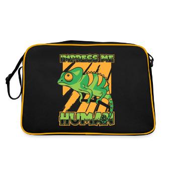 Impress Me Human Panther Veiled Chamaeleonidae - Retro Bag - black/gold - Back