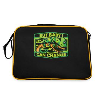 But Baby I Can Change Veiled Panther Lover - Retro Bag - black/gold - Back