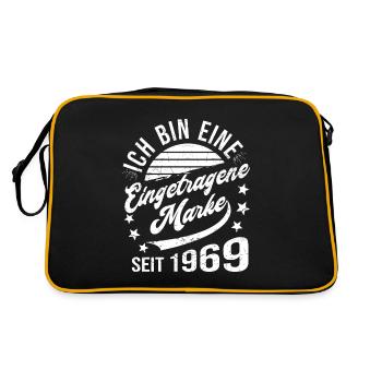55e anniversaire Rétro 55e anniversaire Marque déposée - Sac Retro - noir/or - Dos