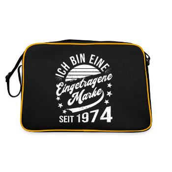 50e anniversaire Rétro 50e anniversaire Marque déposée - Sac Retro - noir/or - Dos