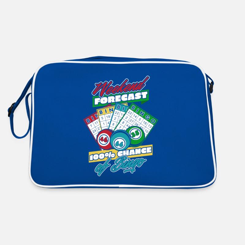 Wochenendvorhersage: 100% Chance auf Bingo-Flecken Retro Tasche