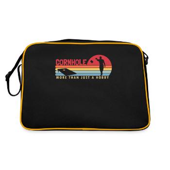 Cornhole plus qu’un passe-temps Sacs de haricots Plateaux de jeu - Sac Retro - noir/or - Dos