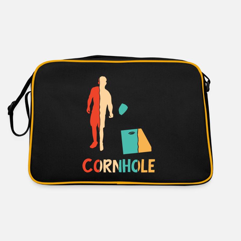 Plateaux de jeu rétro Pouf Cornhole professionnel Sac Retro