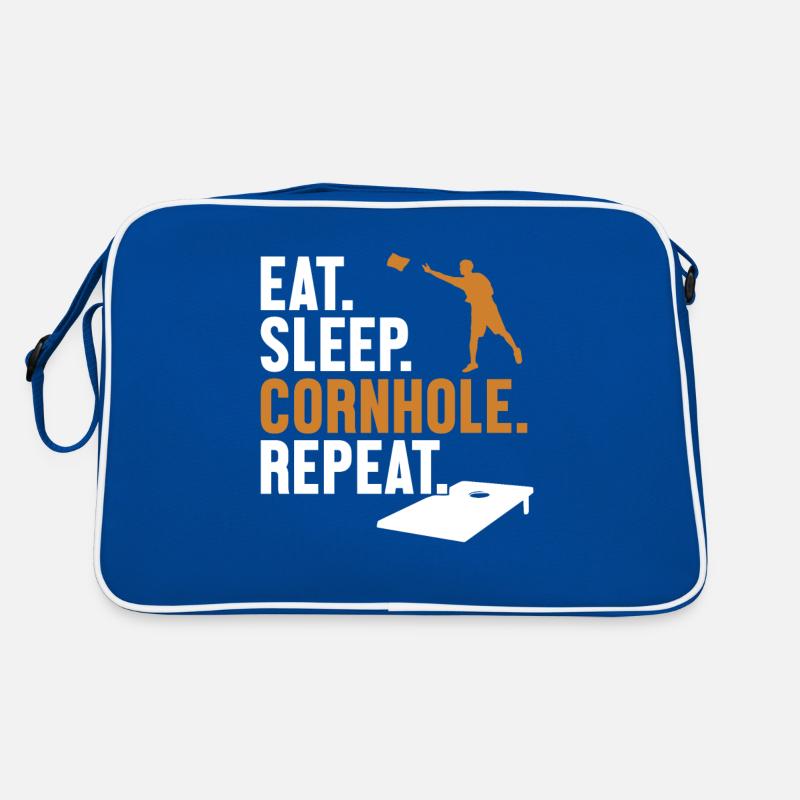 Manger dormir cornhole répéter sacs de haricots Plateaux de jeu Sac Retro