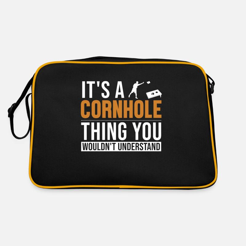 C’est un Cornhole Thing Plateau de jeu Pouf Sac Retro