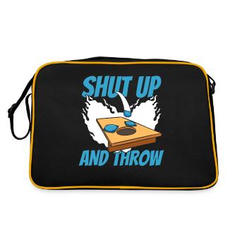 Shut Up And Throw Boards Bean Bag Game - Retro Bag - black/gold - Back