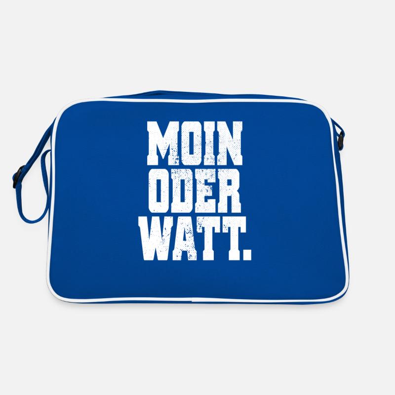 Moin Oder Watt Ruhrgebiet Ruhrpott Hamburg Moin Retro Tasche
