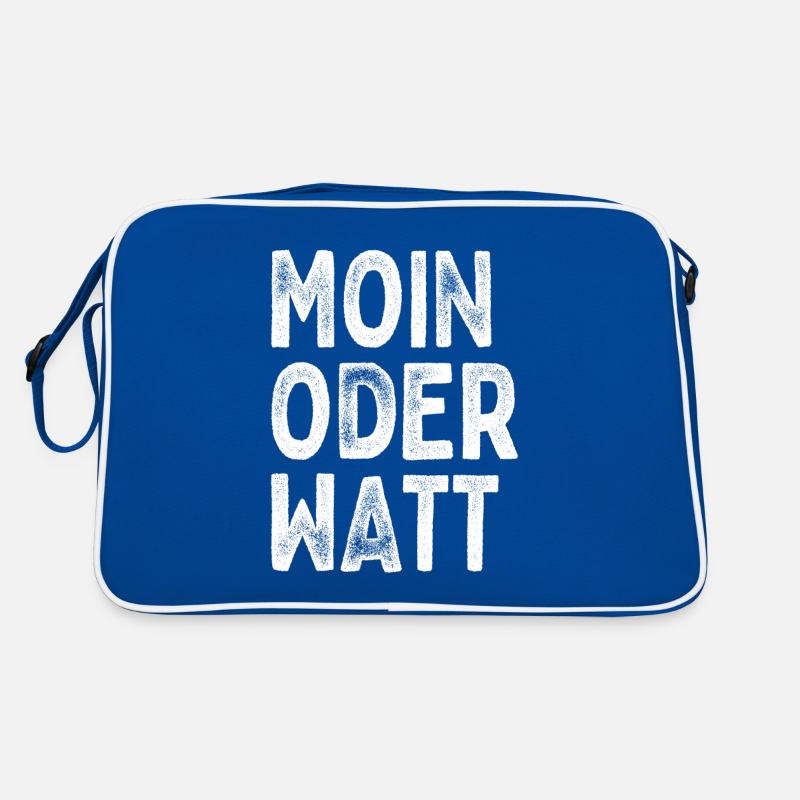 Moin Oder Watt Ruhrgebiet Ruhrpott Hamburg Moin Retro Tasche