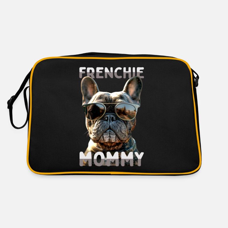 Frenchie Mommy Mom Mother's Day Great Dane Retro Bag