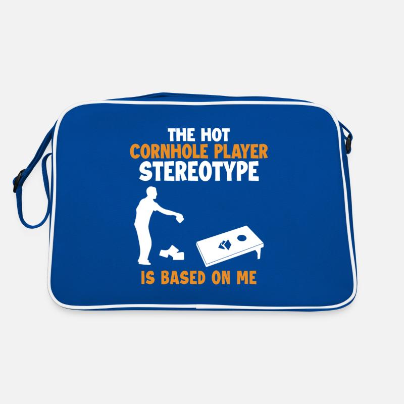 Cornhole Player Stereotype is Based On Me Bean Retro Bag