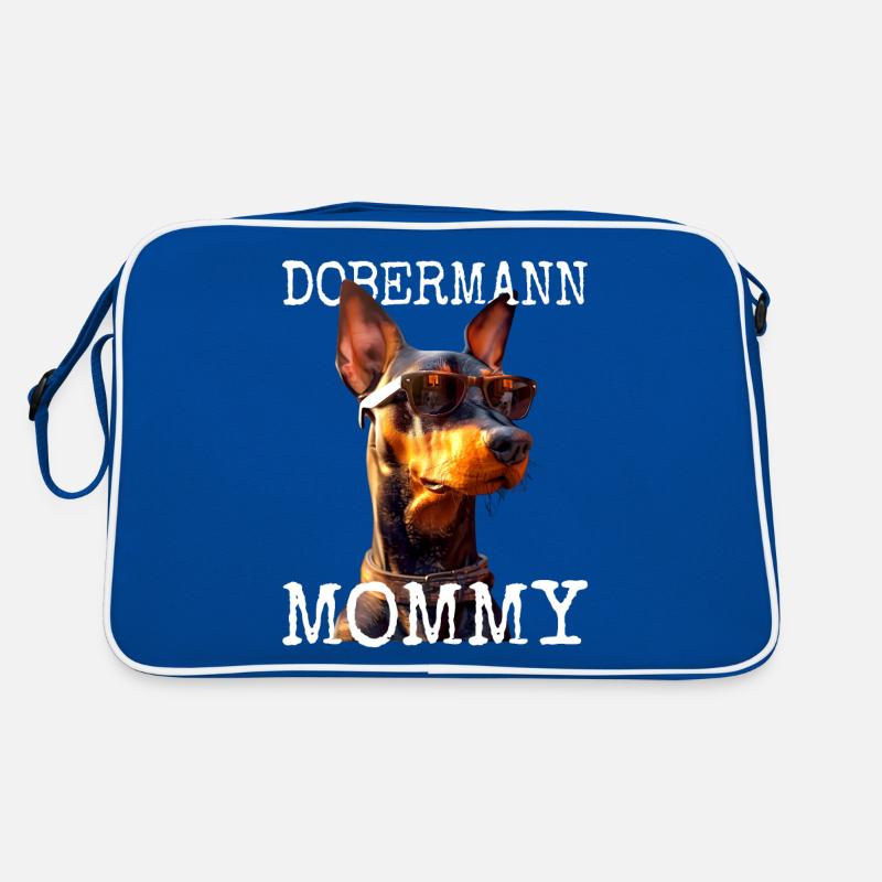 Dobermann Mommy Mama Mutter Muttertag Mom Doberman Retro Tasche