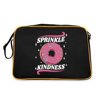Sprinkle Kindness Doughnut Maker Glazed Lover - Retro Bag - black/gold - Back