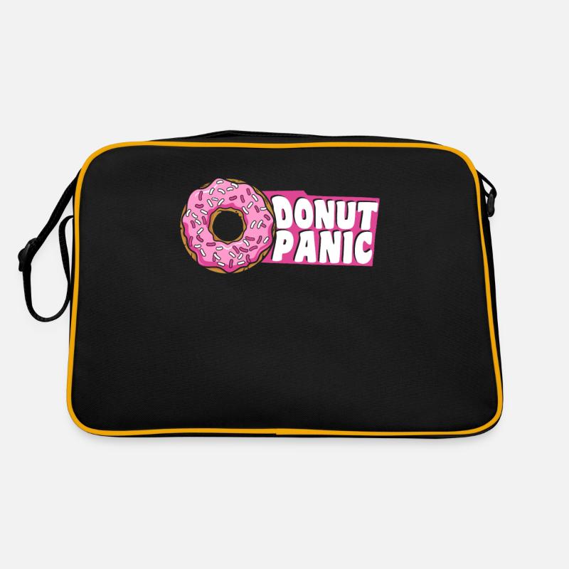Donut Panic Doughnut Glazed Maker Lover Donut Sac Retro