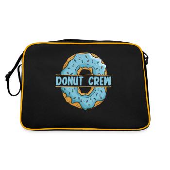 Donut Crew Doughnut Glazed Maker Lover Donut - Sac Retro - noir/or - Dos