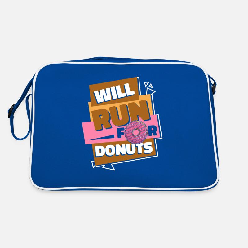 Va courir pour les beignets Doughnut Maker Glazed Lover Sac Retro