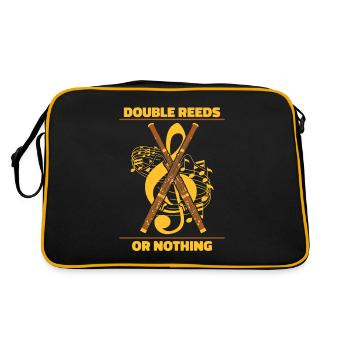 Anche Double Anches Or Rien Instrument De Basson Musique - Sac Retro - noir/or - Dos