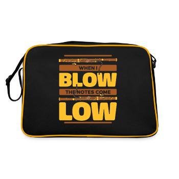 Quand je souffle les notes viennent bas Aerophone Music - Sac Retro - noir/or - Dos