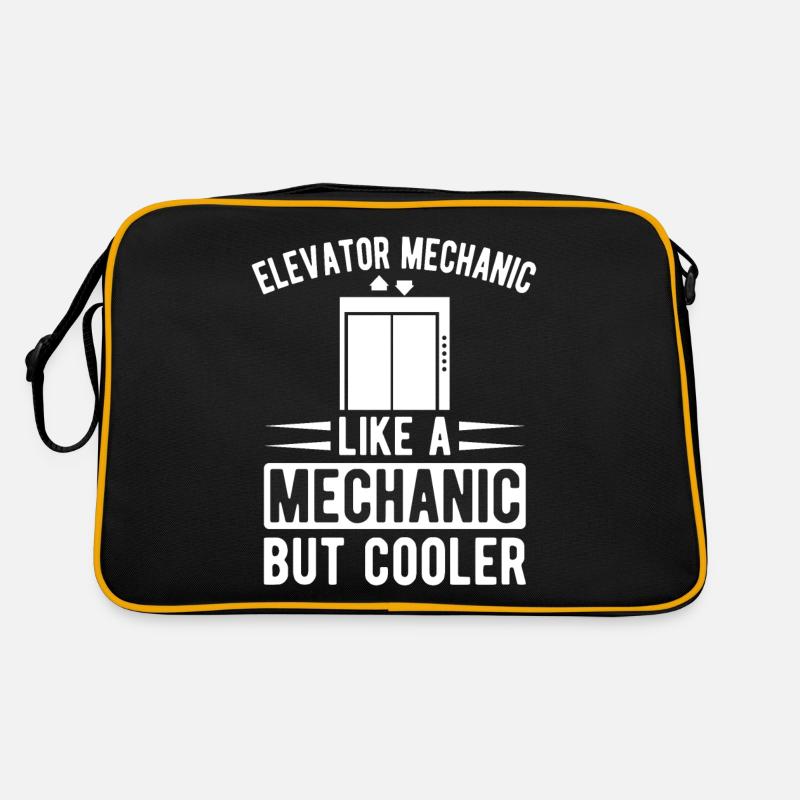 Funny Elevator Inspector Elevator Mechanic Cooler Retro Bag