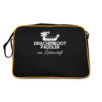Drachenboot Paddler Aus Leidenschaft Team Lover - Sac Retro - noir/or - Dos