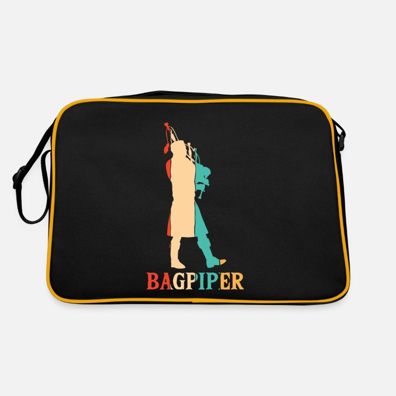 Rétro Great Highland Bagpipe Leçons de Sarbacane Sac Retro