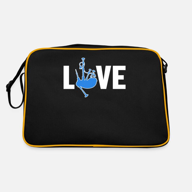 Cornemuse Love Great Highland Bagpipe Leçons Sac Retro
