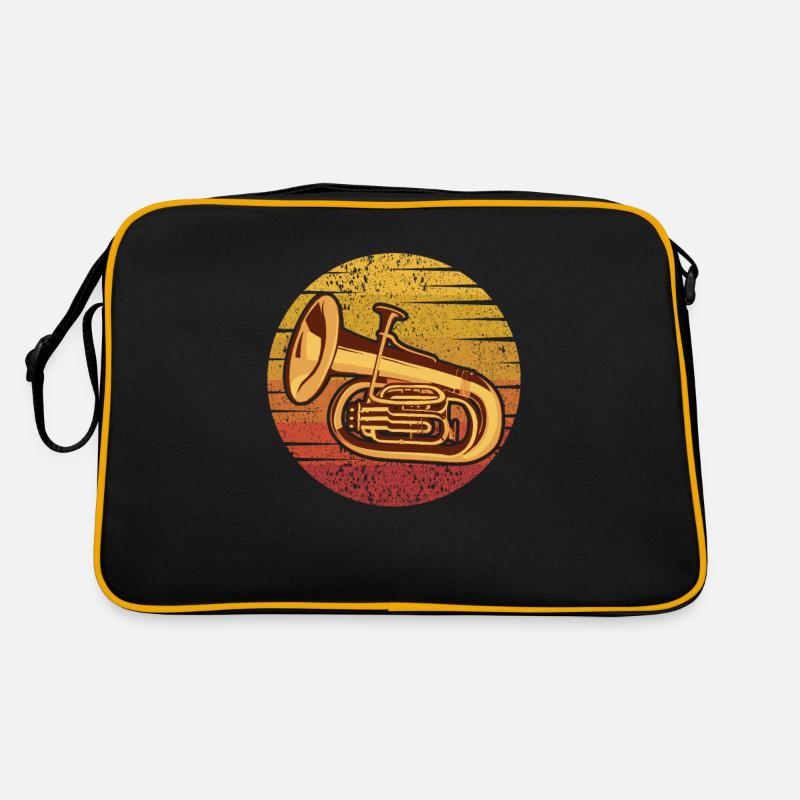 Retro Instrument Euphonist Euphoniumist Player Retro Bag